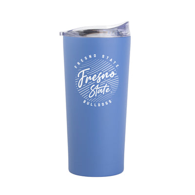 Fresno State 20oz Retro Script Arctic Powder Coat Tumbler