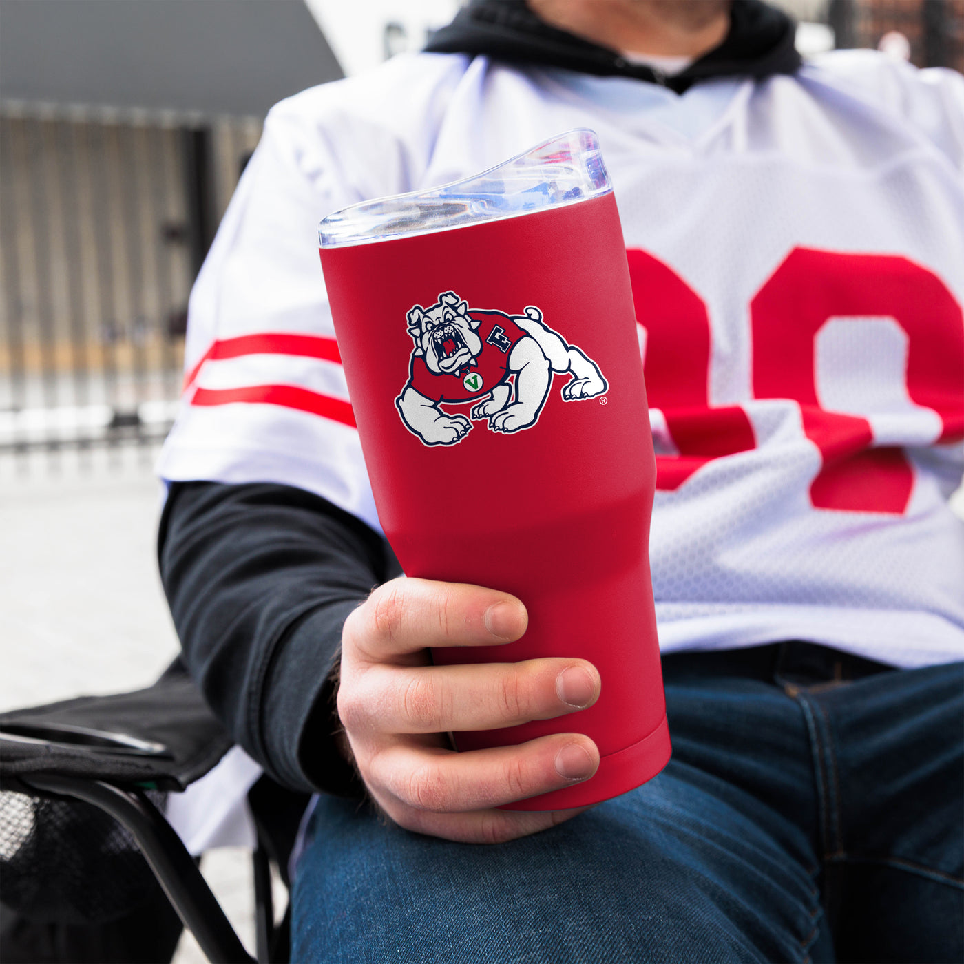 Fresno State 30oz Flipside Powder Coat Tumbler