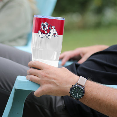 Fresno State 30oz Colorblock Stainless Tumbler