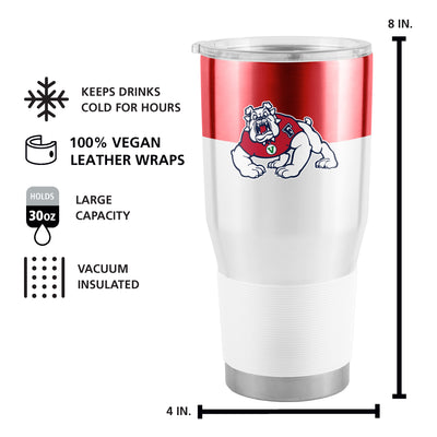 Fresno State 30oz Colorblock Stainless Tumbler