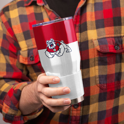 Fresno State 30oz Colorblock Stainless Tumbler