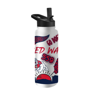 Fresno State 34oz Native Quencher Bottle