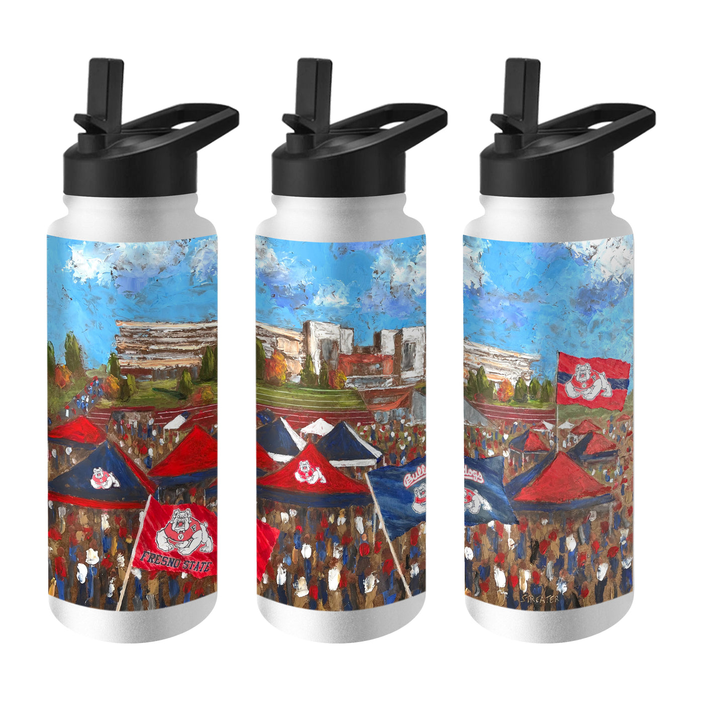 Fresno State 34oz Collector Quencher Bottle