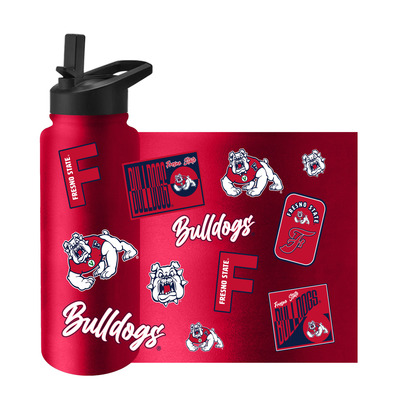 Fresno State 34oz Dreamweave Quencher Bottle