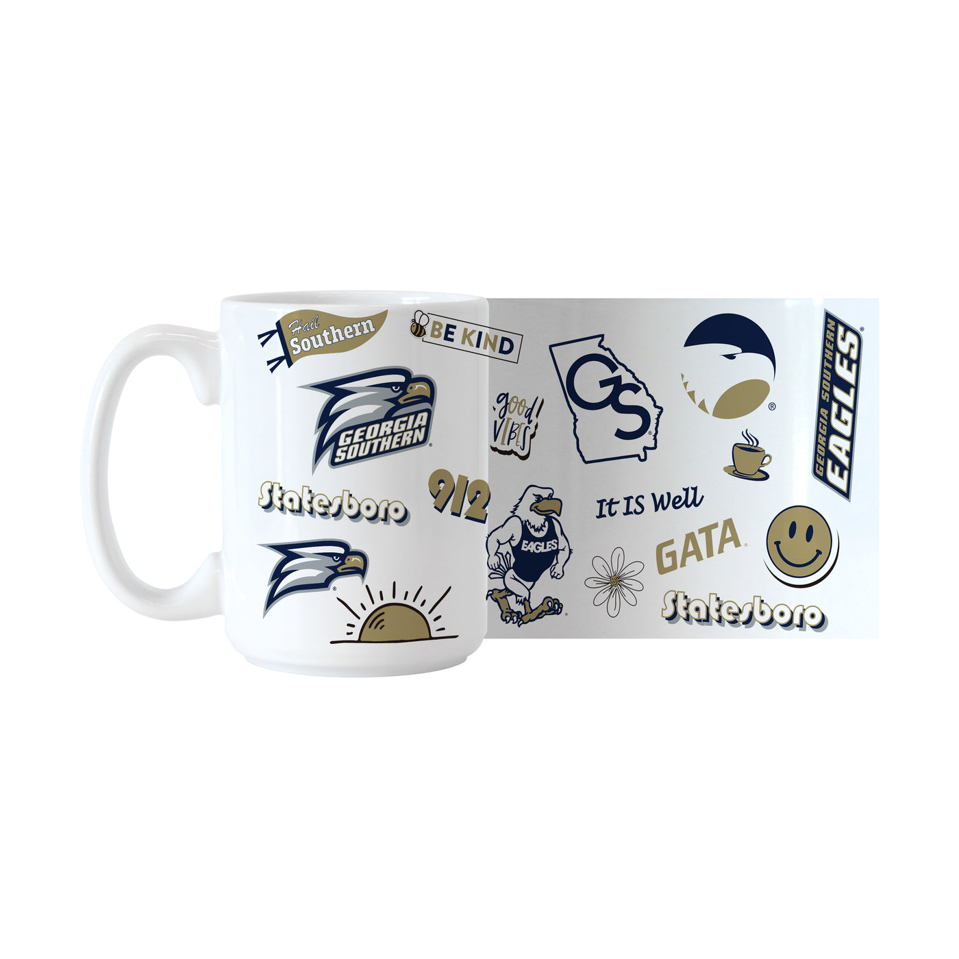 GA Southern 15oz Native Sublimated Mug
