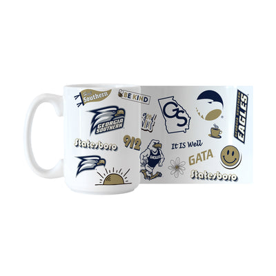GA Southern 15oz Native Sublimated Mug