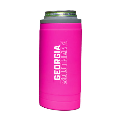Georgia Southern 12oz Electric Stacked Soft Touch Slim Coolie - Logo Brands