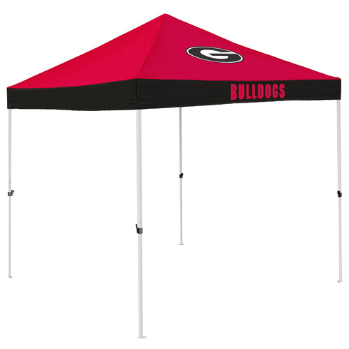 Georgia Economy Canopy shelter by Logo Brands, featuring durable frame and fabric canopy for outdoor shade and protection.
