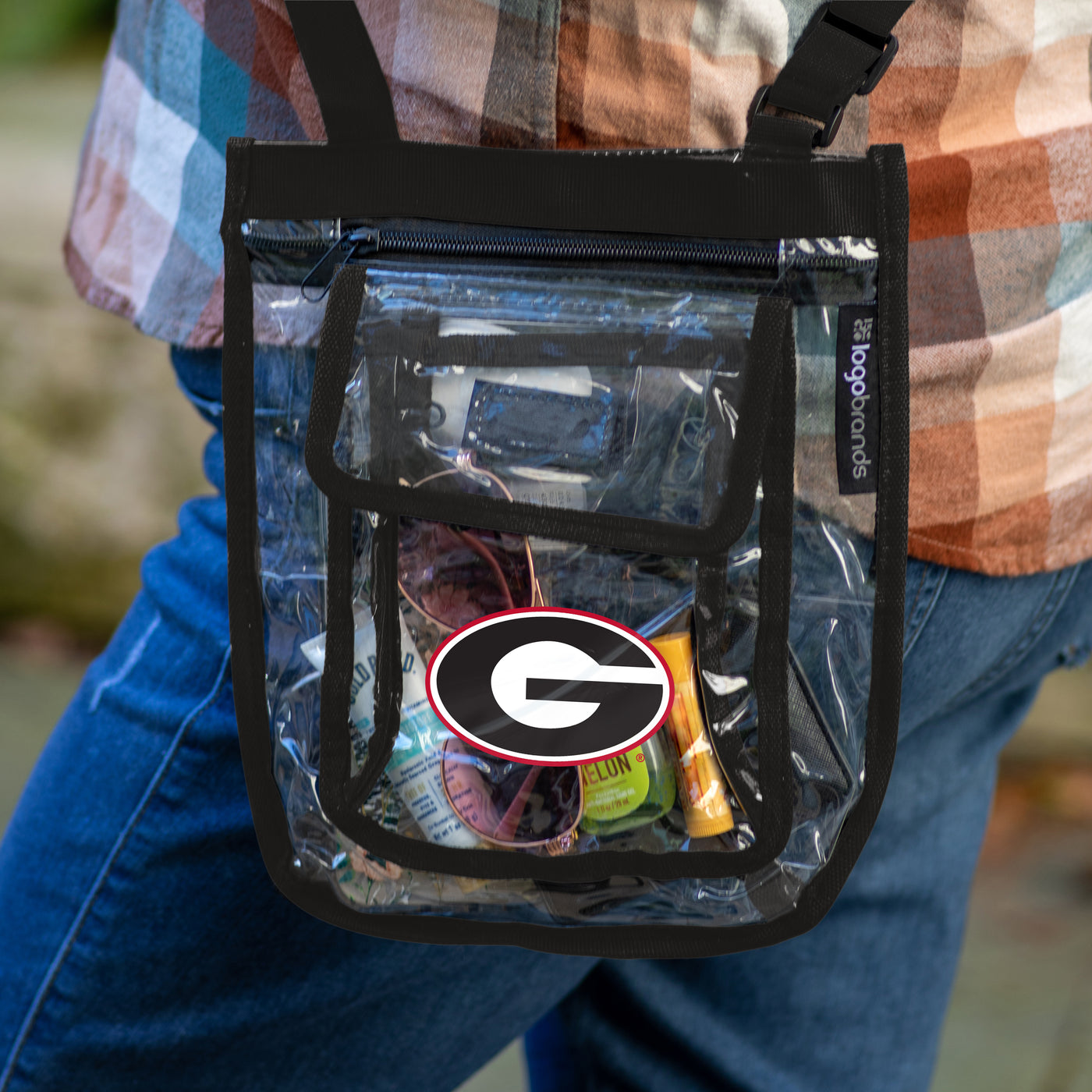 Georgia Gameday Clear Crossbody