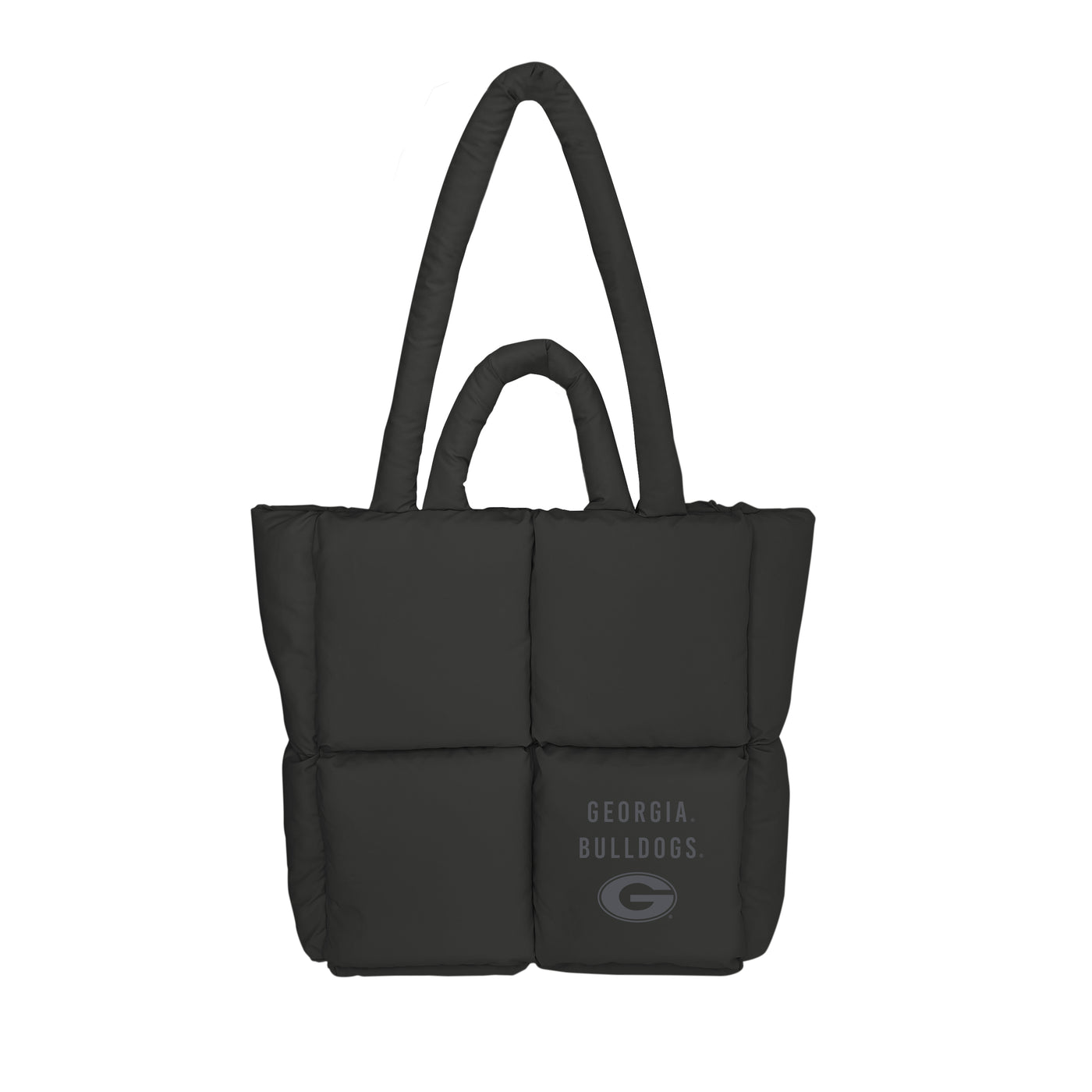 Georgia Black Puff Tote