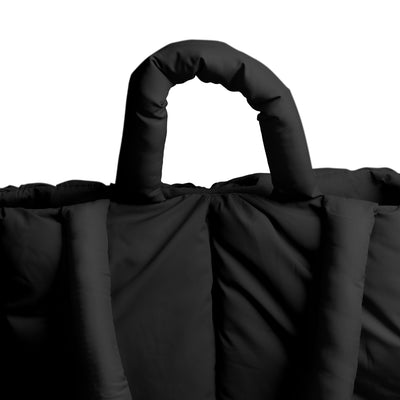 Georgia Black Puff Tote