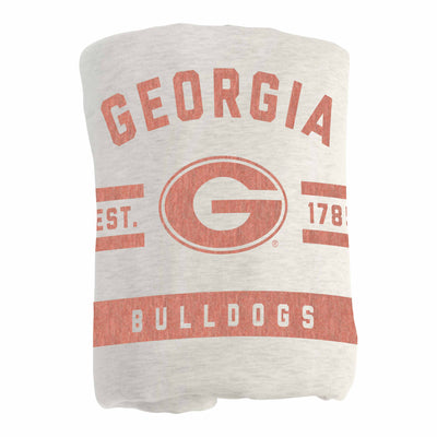 Georgia Oatmeal Sweatshirt Blanket - Logo Brands