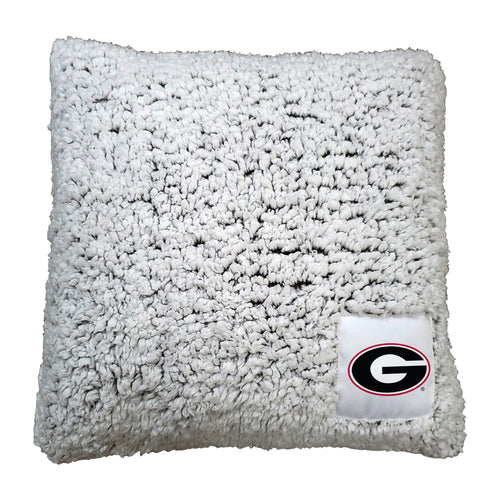 Georgia Frosty throw pillow featuring soft fabric and intricate design, perfect for cozy blankets and home decor by Logo Brands.