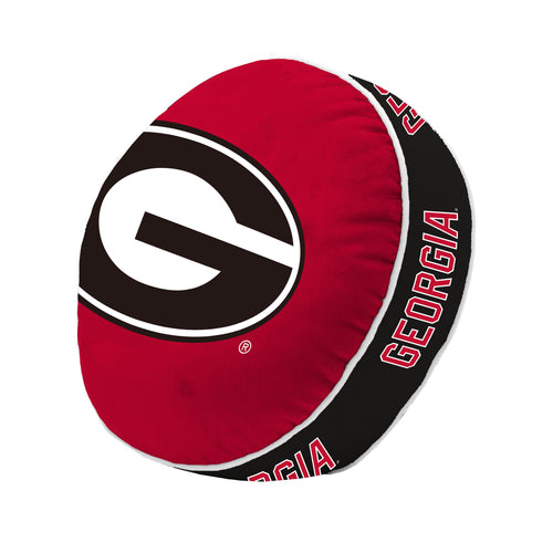 Georgia Puff Pillow blanket by Logo Brands, soft textured fabric with puffed design, shown in a cozy, stylish blanket image.