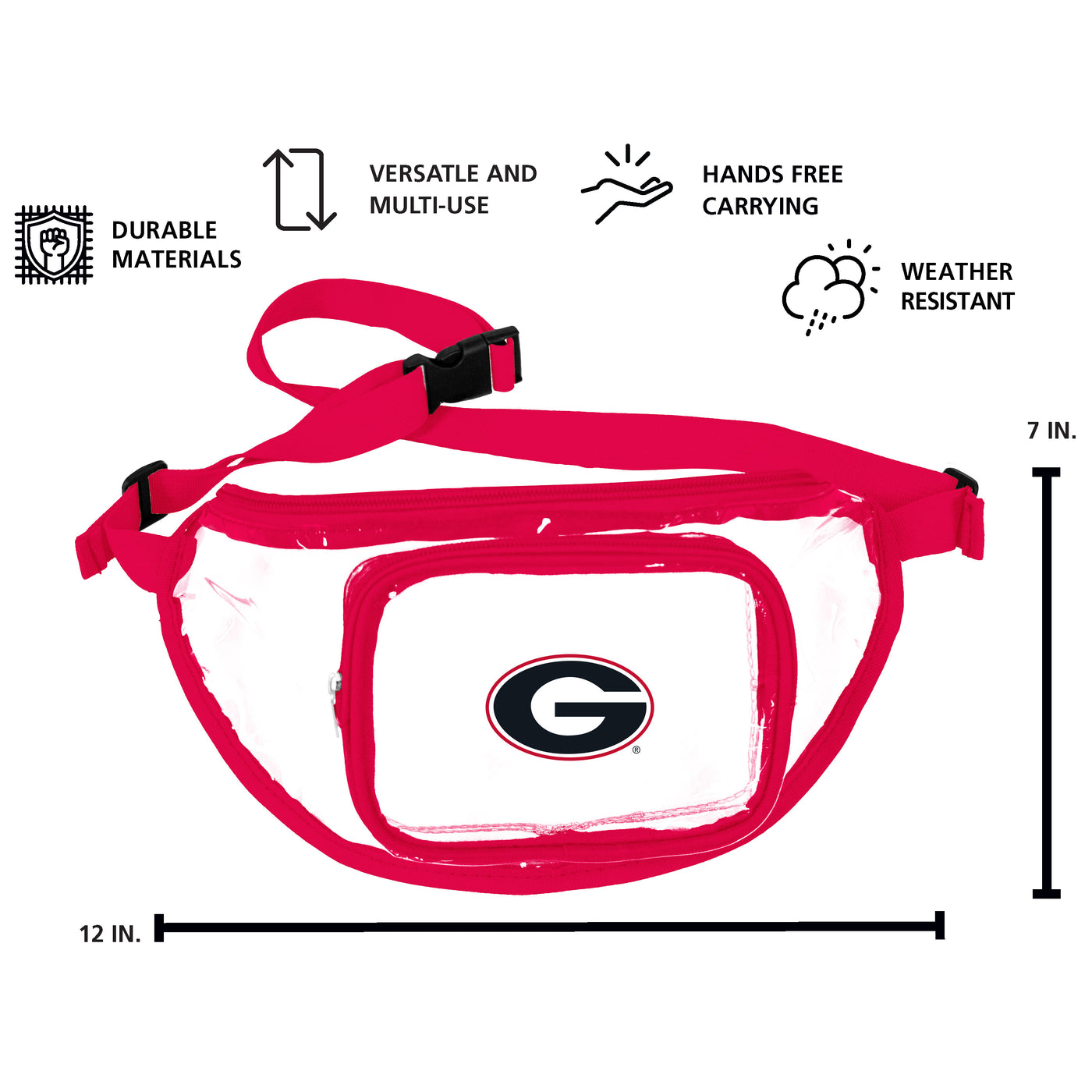Georgia Clear Fanny Pack