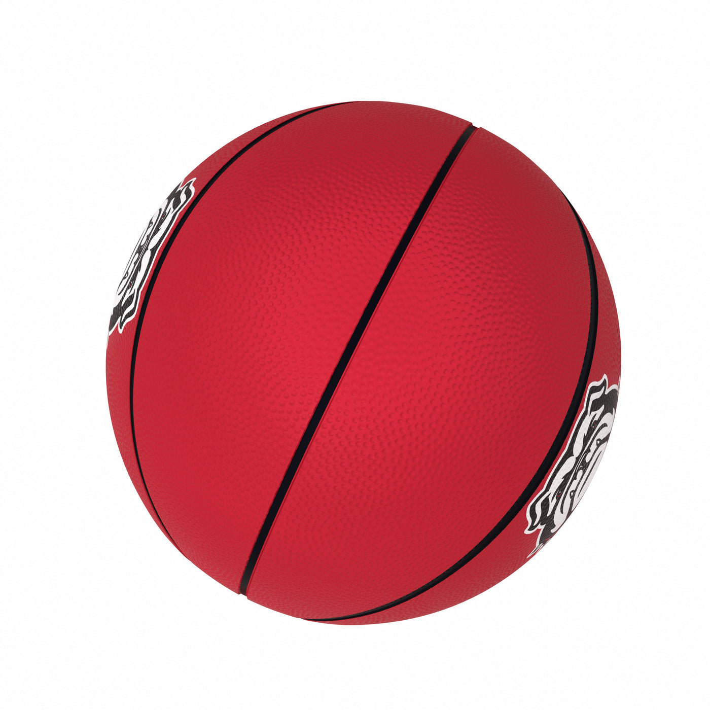 Georgia Mascot Official-Size Rubber Basketball