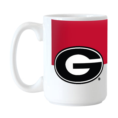 Georgia Colorblock 15oz Sublimated Mug - Logo Brands