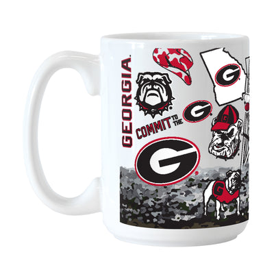 Georgia 15oz Native Sublimated Mug - Logo Brands