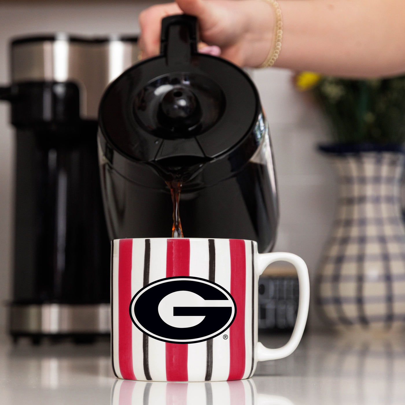 Georgia 16oz Brushstroke Stripe Mug