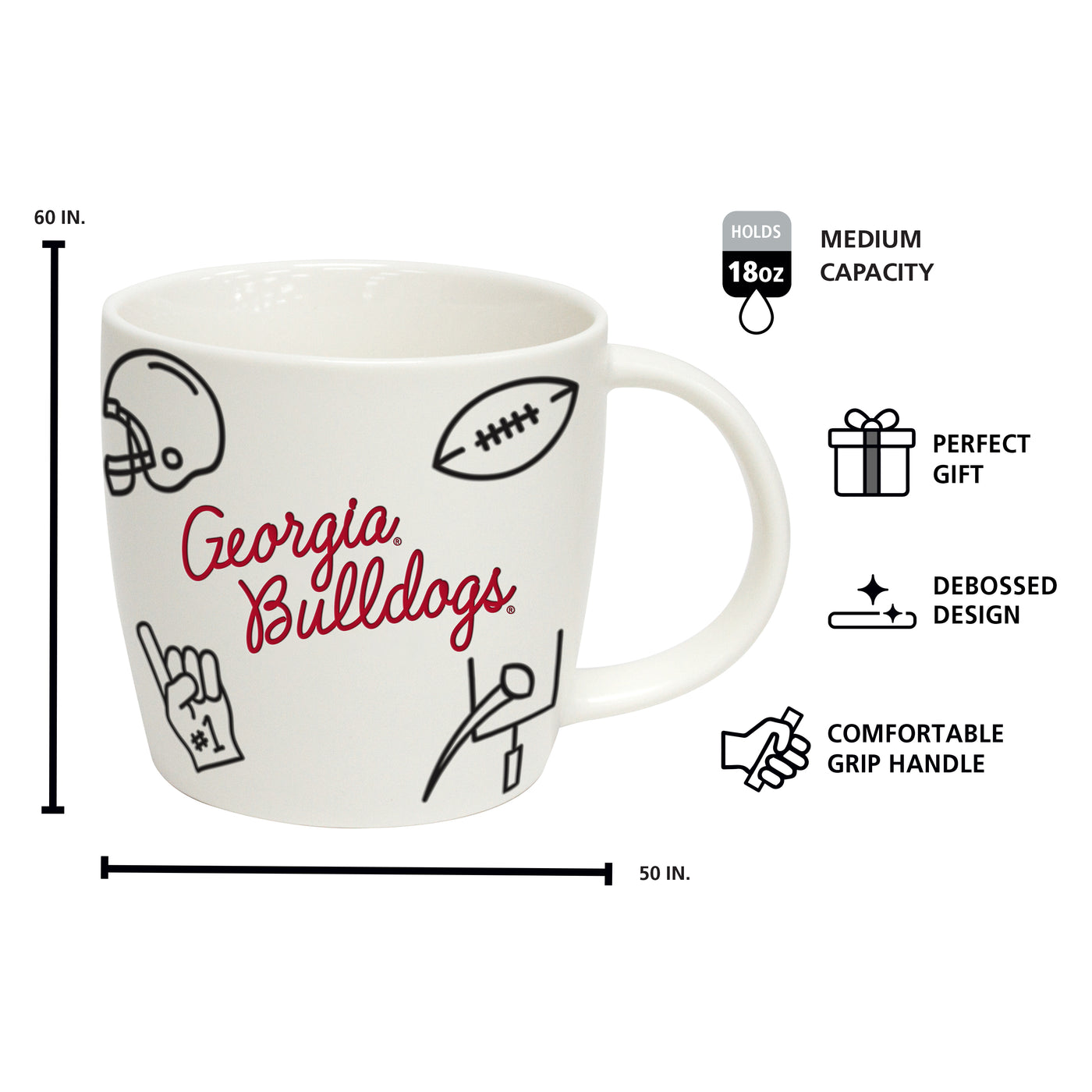 Georgia 18oz Playmaker Mug