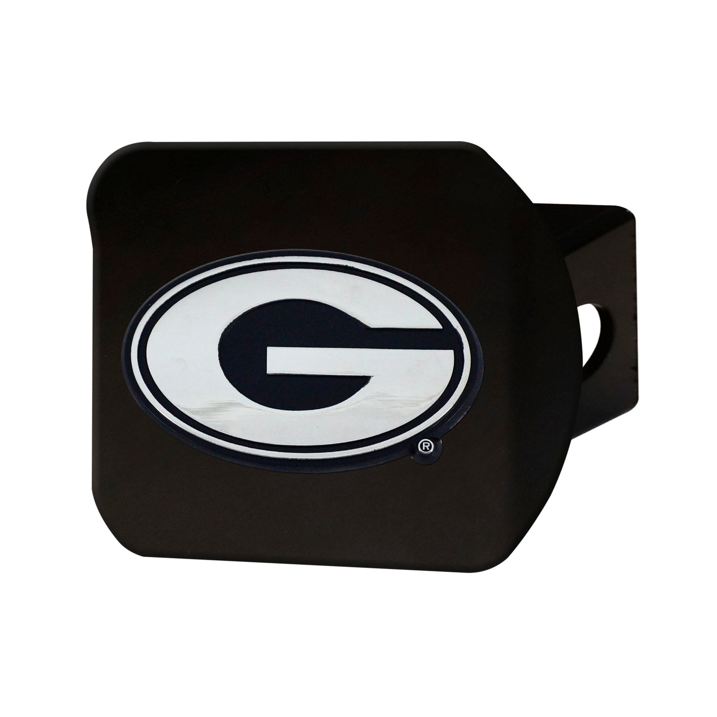 University of Georgia Chrome on Black Hitch Cover