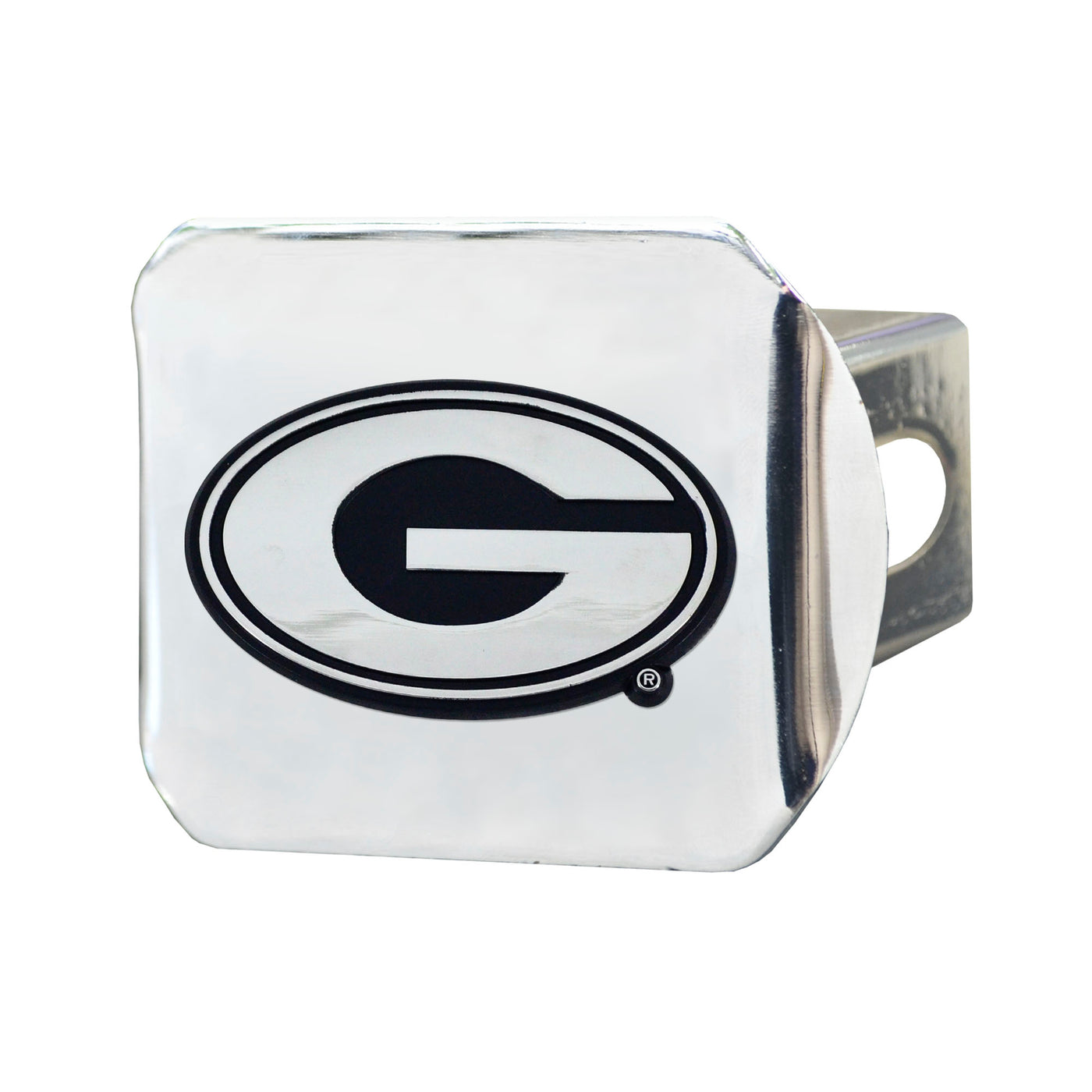 University of Georgia Chrome on Chrome Hitch Cover