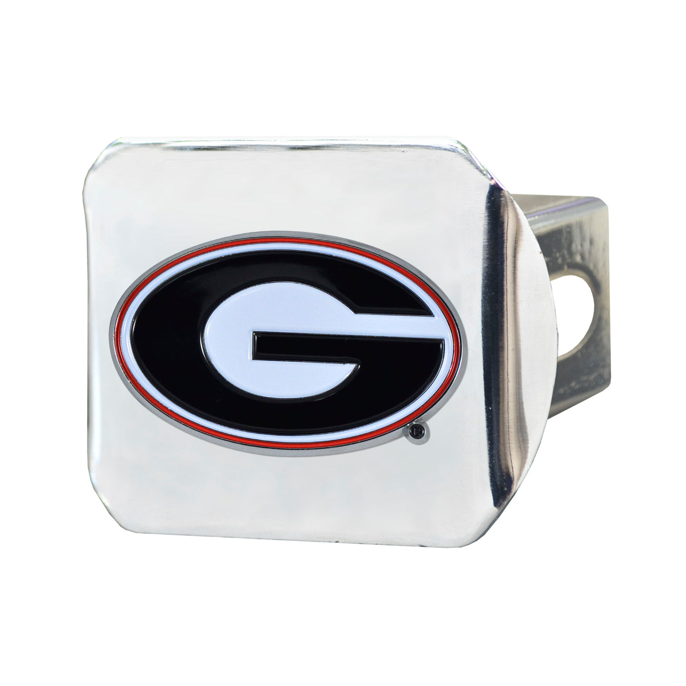 University of Georgia Color on Chrome Hitch Cover