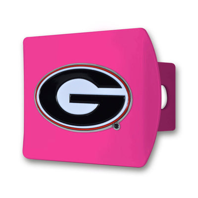 University of Georgia Color on Pink Hitch Cover