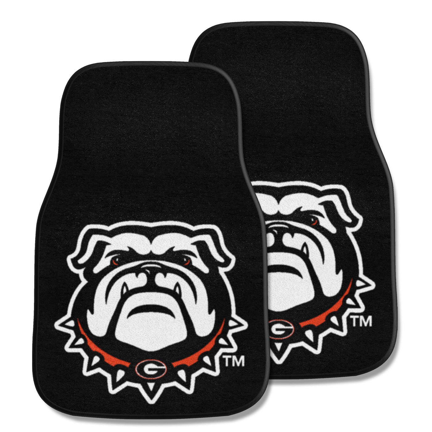 University of Georgia 2-pc Carpet Car Mat Set