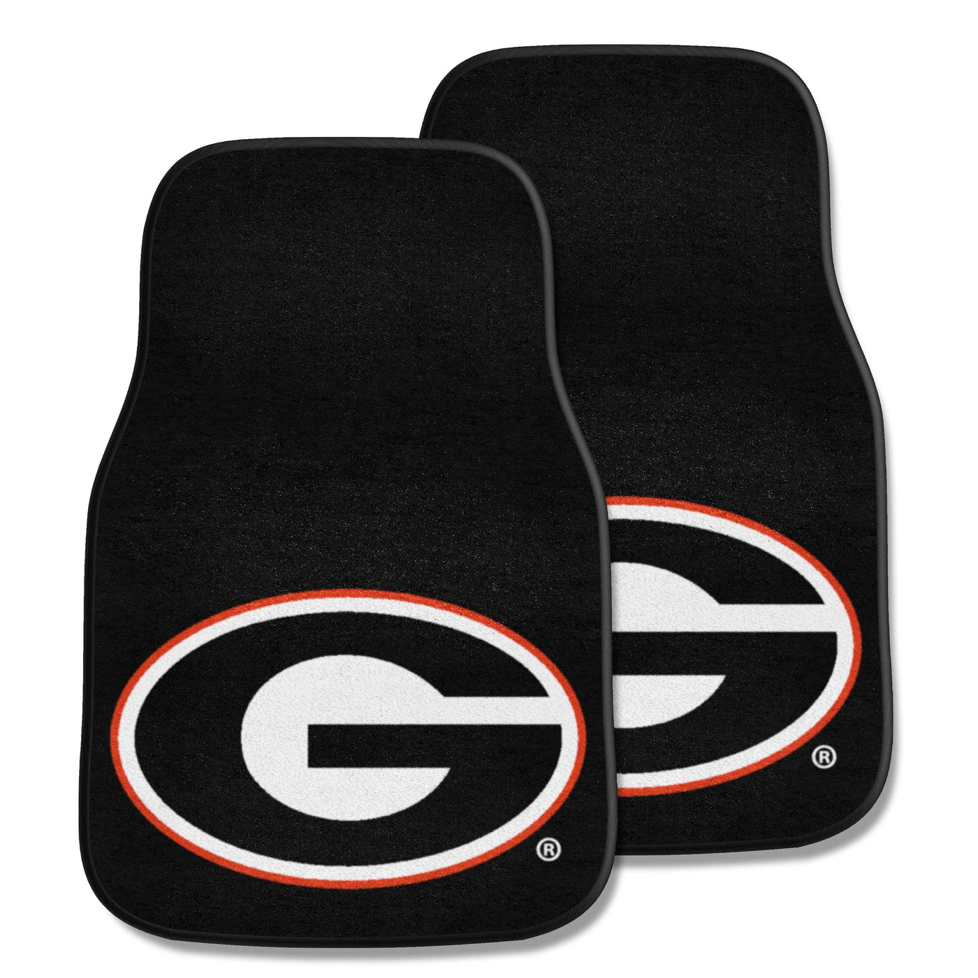 University of Georgia 2-pc Carpet Car Mat Set