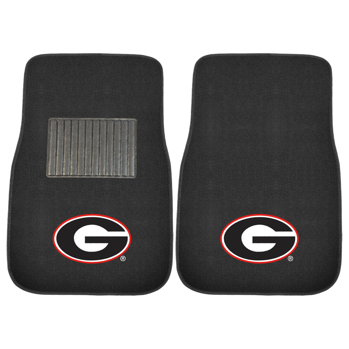 University of Georgia 2-pc Embroidered Car Mat Set