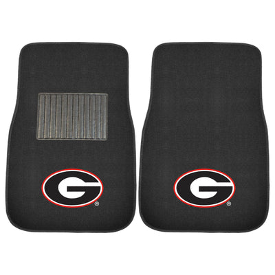 University of Georgia 2-pc Embroidered Car Mat Set