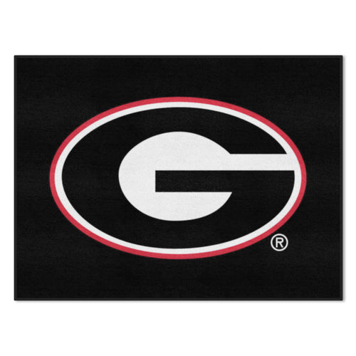 University of Georgia All-Star Mat by Logo Brands, a durable sports mat featuring the university's logo and colors, ideal for athletic spaces.