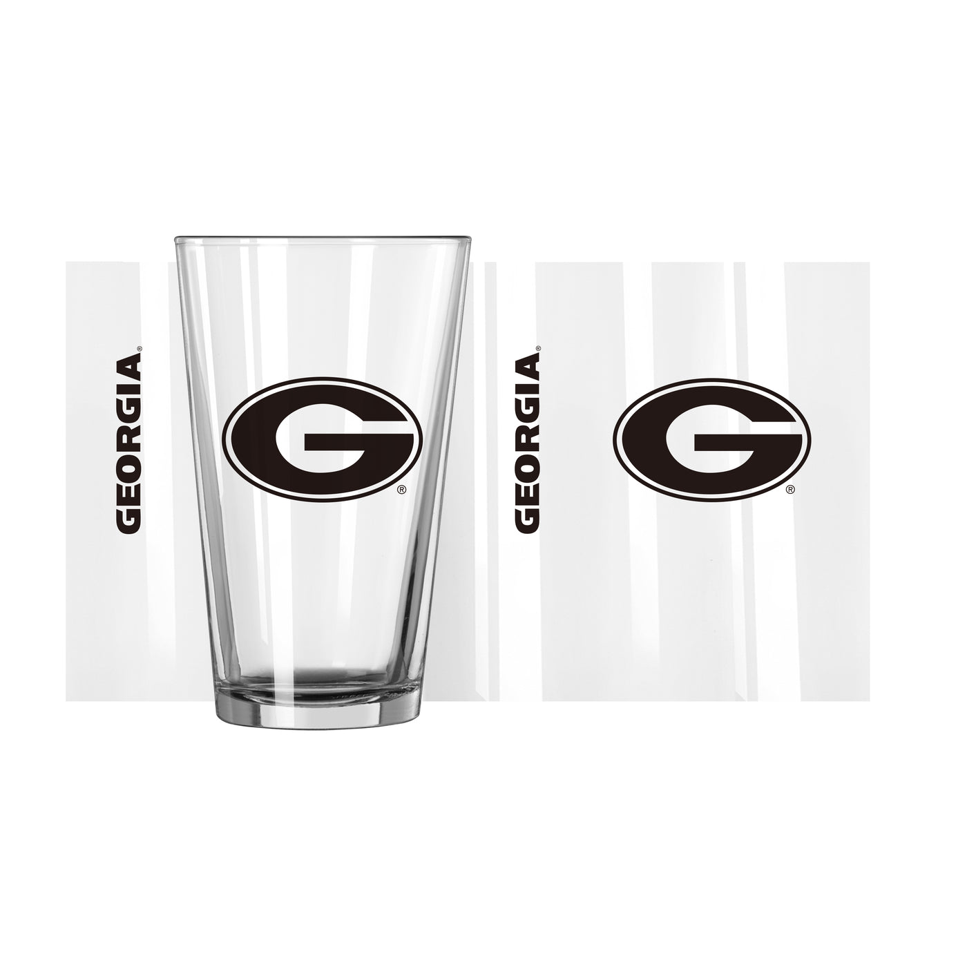 Georgia 16oz Gameday Pint Glass - Logo Brands