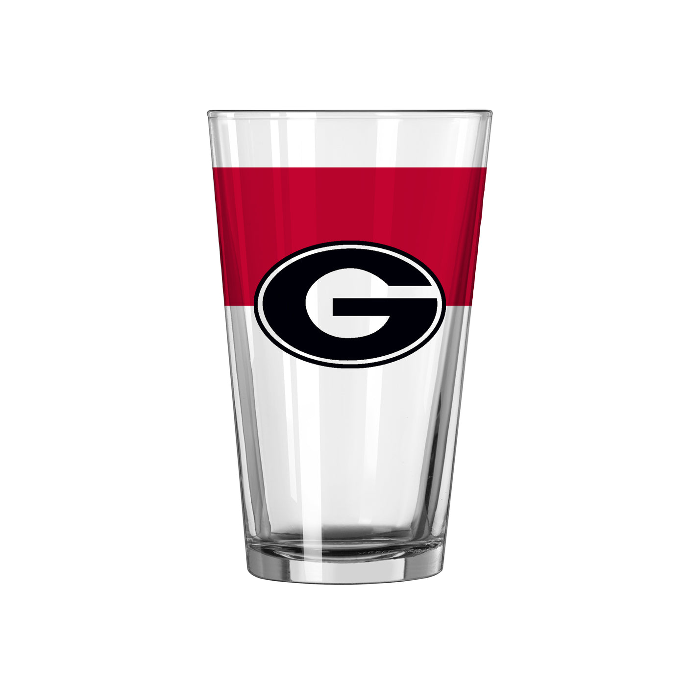 Georgia 16oz Colorblock Pint Glass