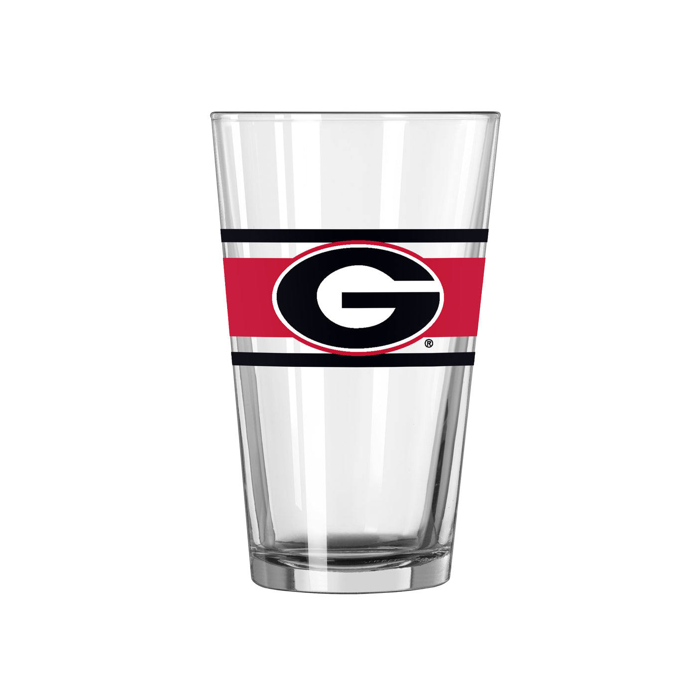 Georgia 16oz Stripe Pint Glass