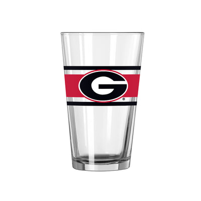 Georgia 16oz Stripe Pint Glass