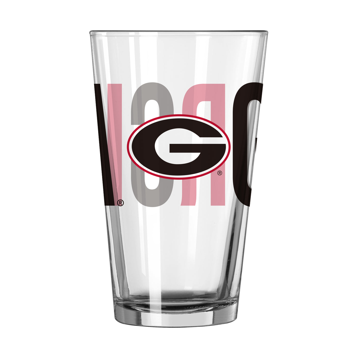 Georgia 16oz Overtime Pint Glass - Logo Brands