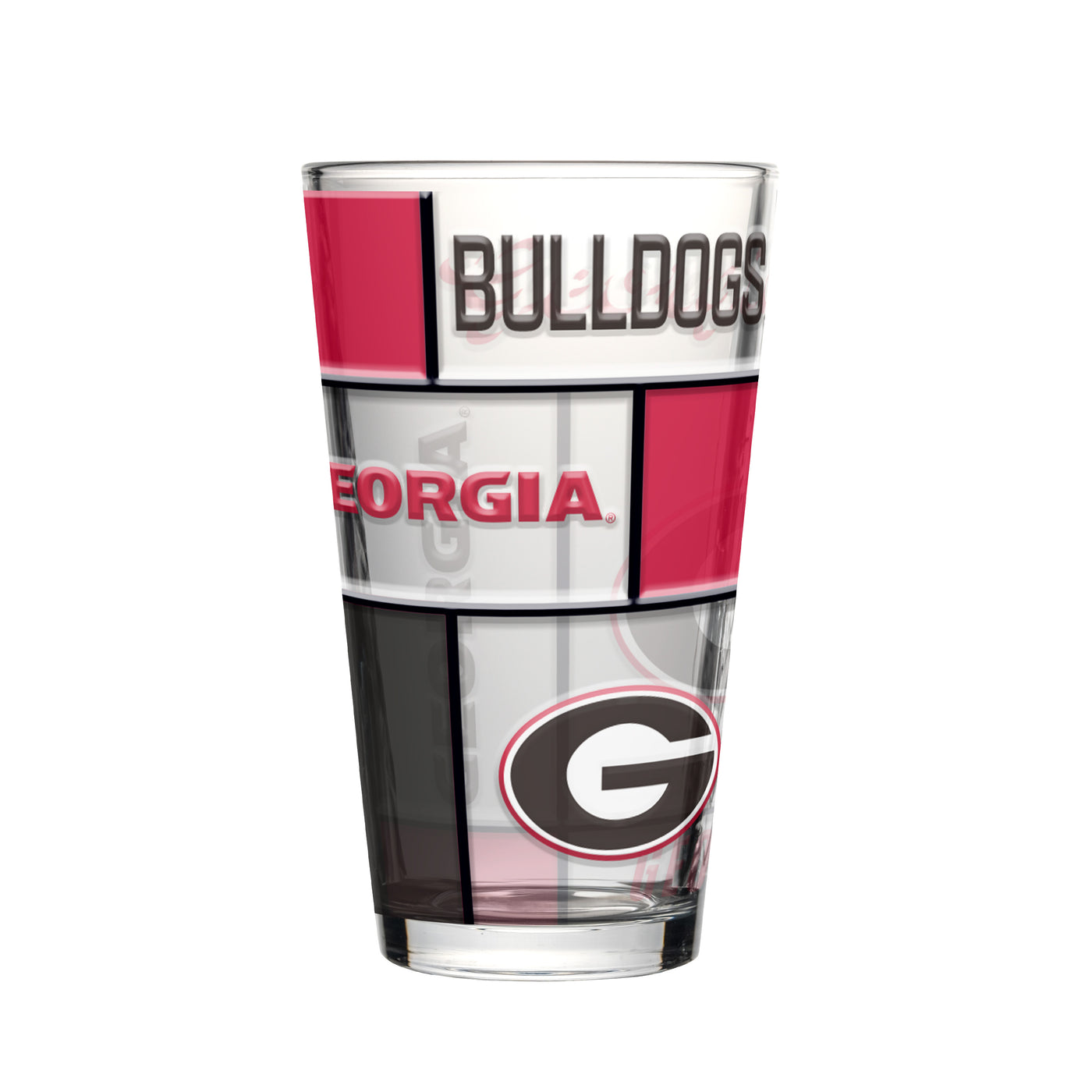 Georgia 16oz Quilted Stained Pint Glass