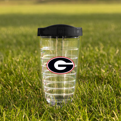 Georgia 16oz Flipside Dbl Wall Clear Tumbler