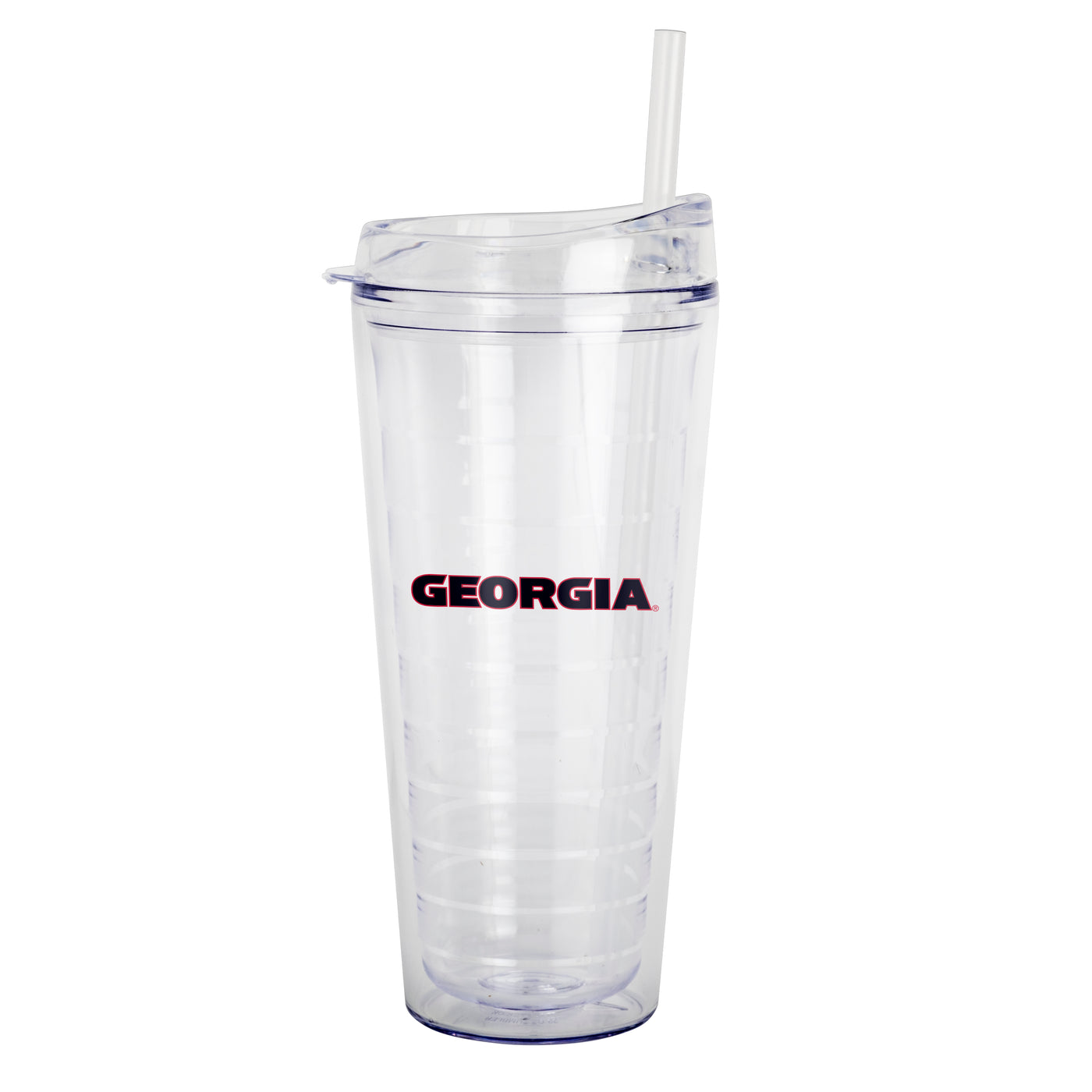 Georgia 22oz Flipside Dbl Wall Clear Tumbler