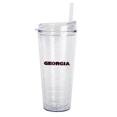 Georgia 22oz Flipside Dbl Wall Clear Tumbler