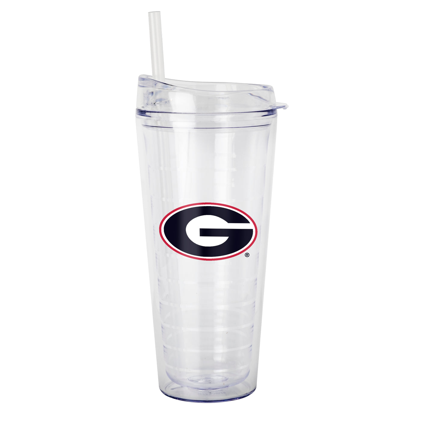 Georgia 22oz Flipside Dbl Wall Clear Tumbler