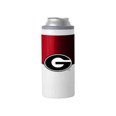 Georgia 12oz Colorblock Slim Can Coolie - Logo Brands