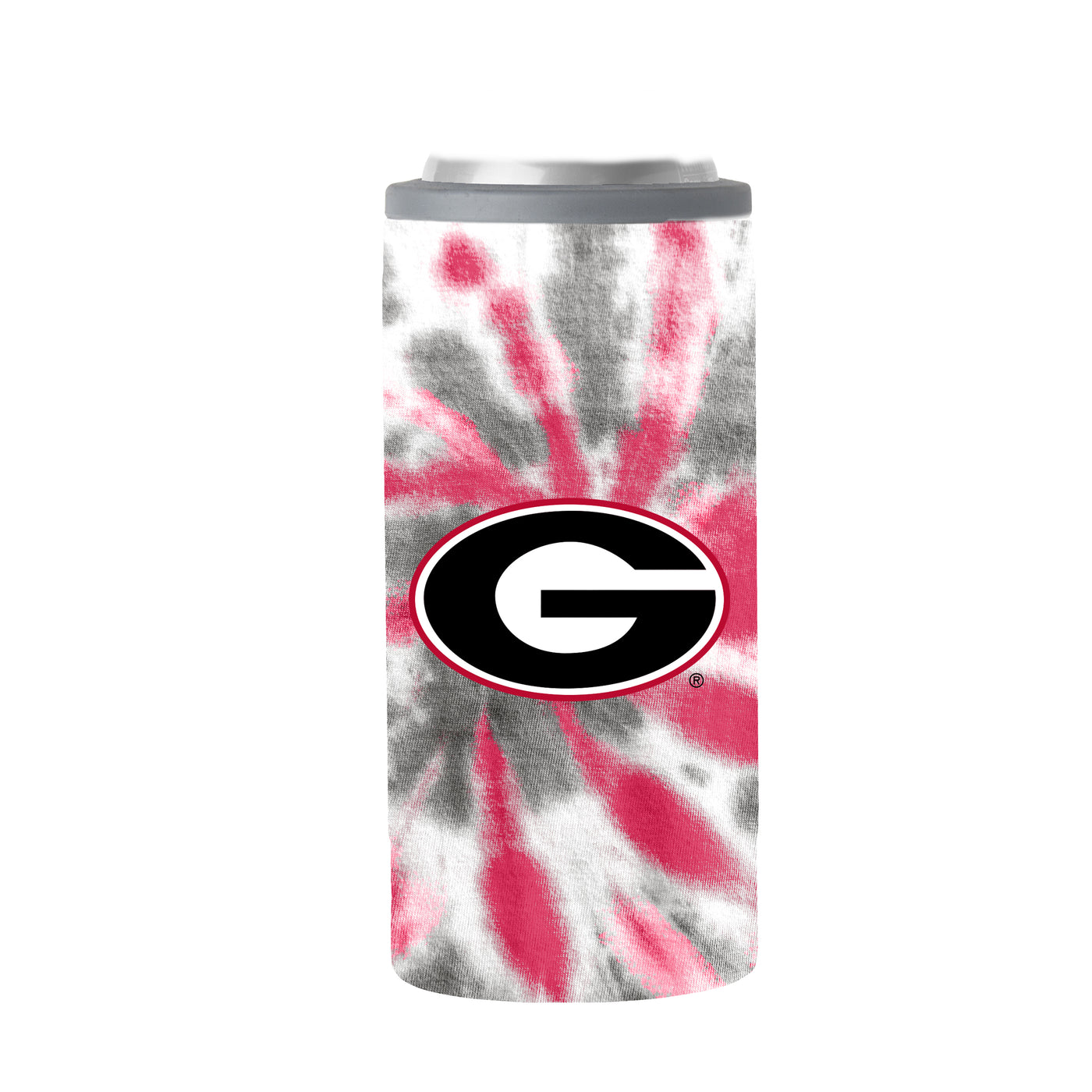 Georgia 12oz Tie Dye Slim Can Coolie