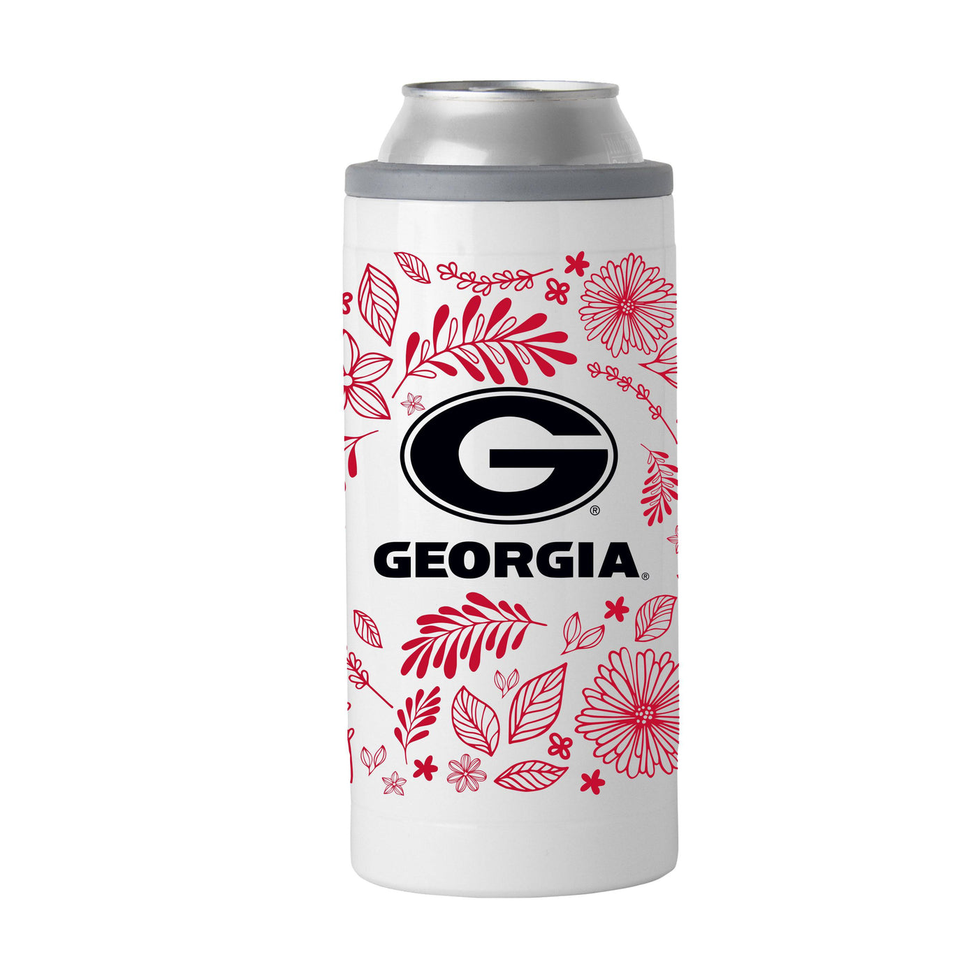 Georgia 12oz Botanical Slim Can Coolie