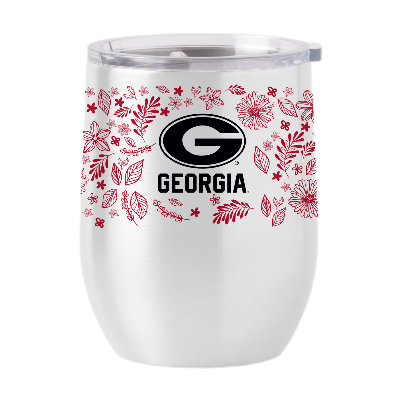 Georgia 16oz Botanical Stainless Curved Beverage