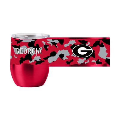 Georgia 16oz Camo Stainless Curved Beverage