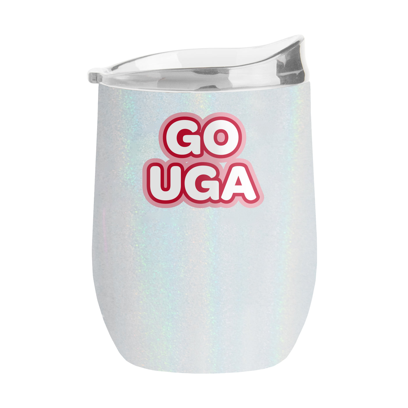Georgia 16oz Bubble Iridescent Curved Tumbler - Logo Brands