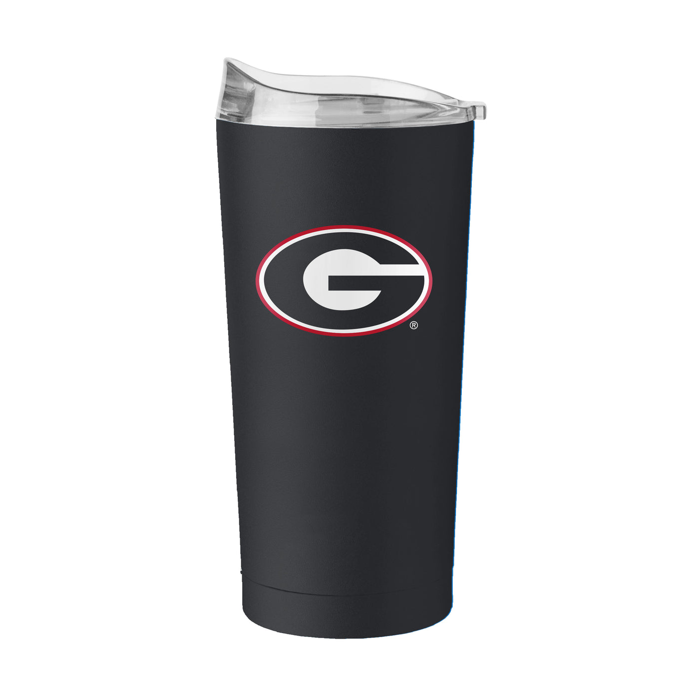 Georgia 20oz Alternate Gameday Powder Coat Tumbler - Logo Brands
